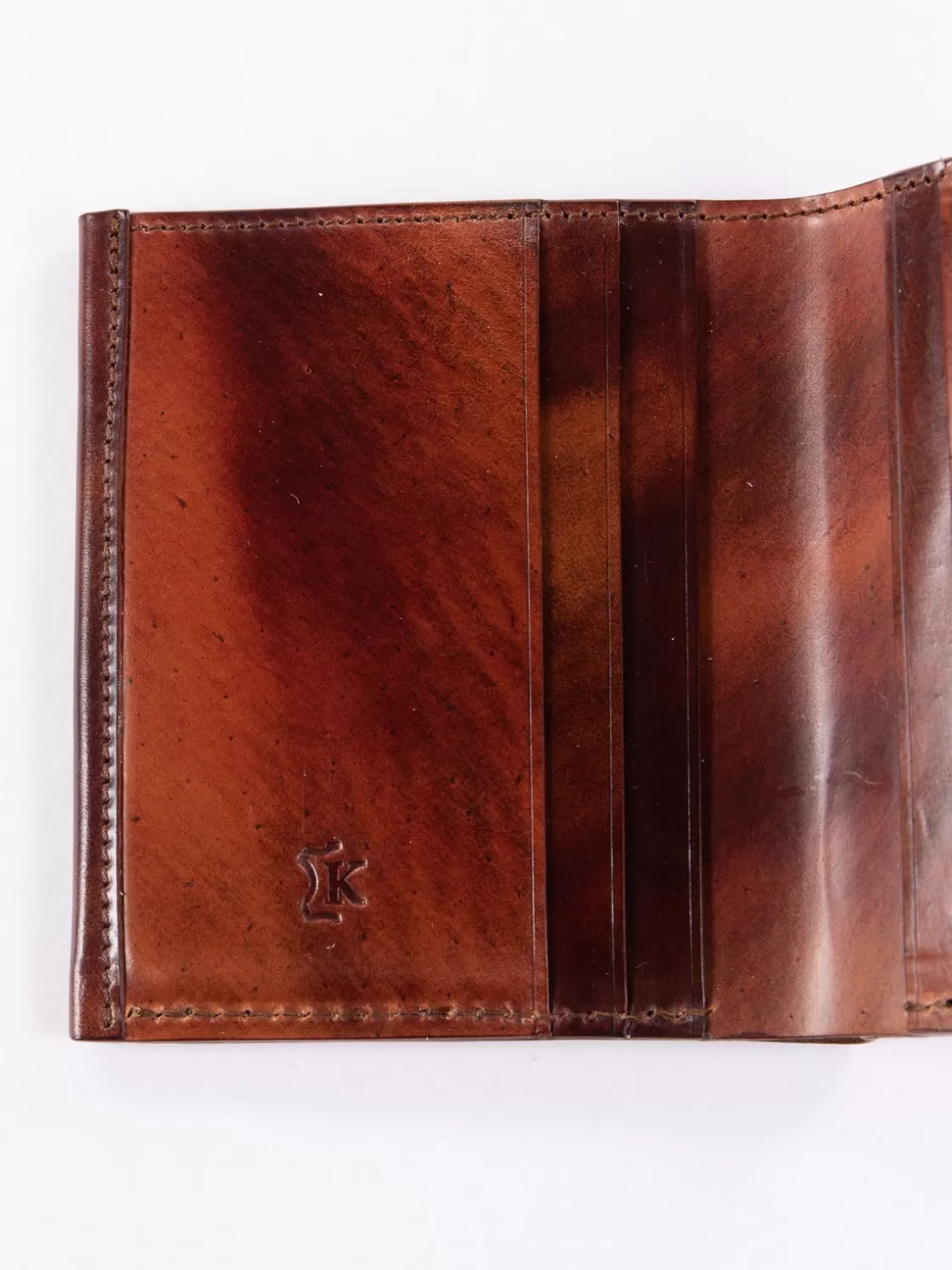 KREIS Washed Color 8 Horween Cordovan 3–3 Wallet Online