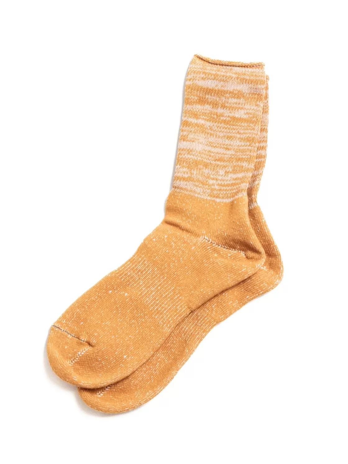 RoToTo WASHI PILE CREW SOCKS D.YELLOW Sale