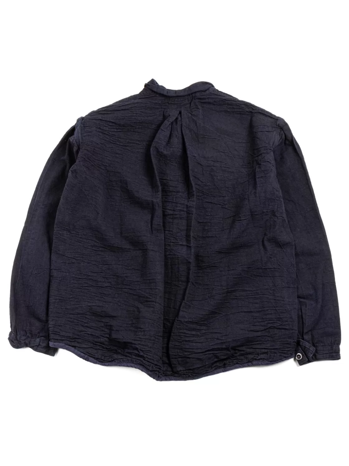 Tender Co WEBBING FLY SHIRT INDIGO CHAMBRAY COTTON TOTE CLOTH HADAL BLUE Clearance