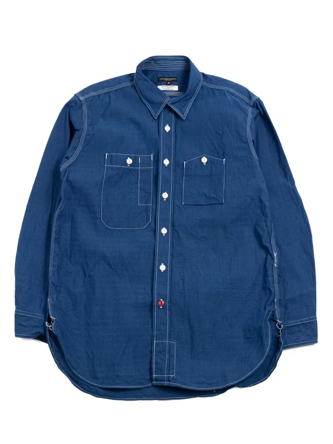 Engineered Garments For The Bureau WORK SHIRT BLUE INDIGO (TBB EXCLUSIVE) Online