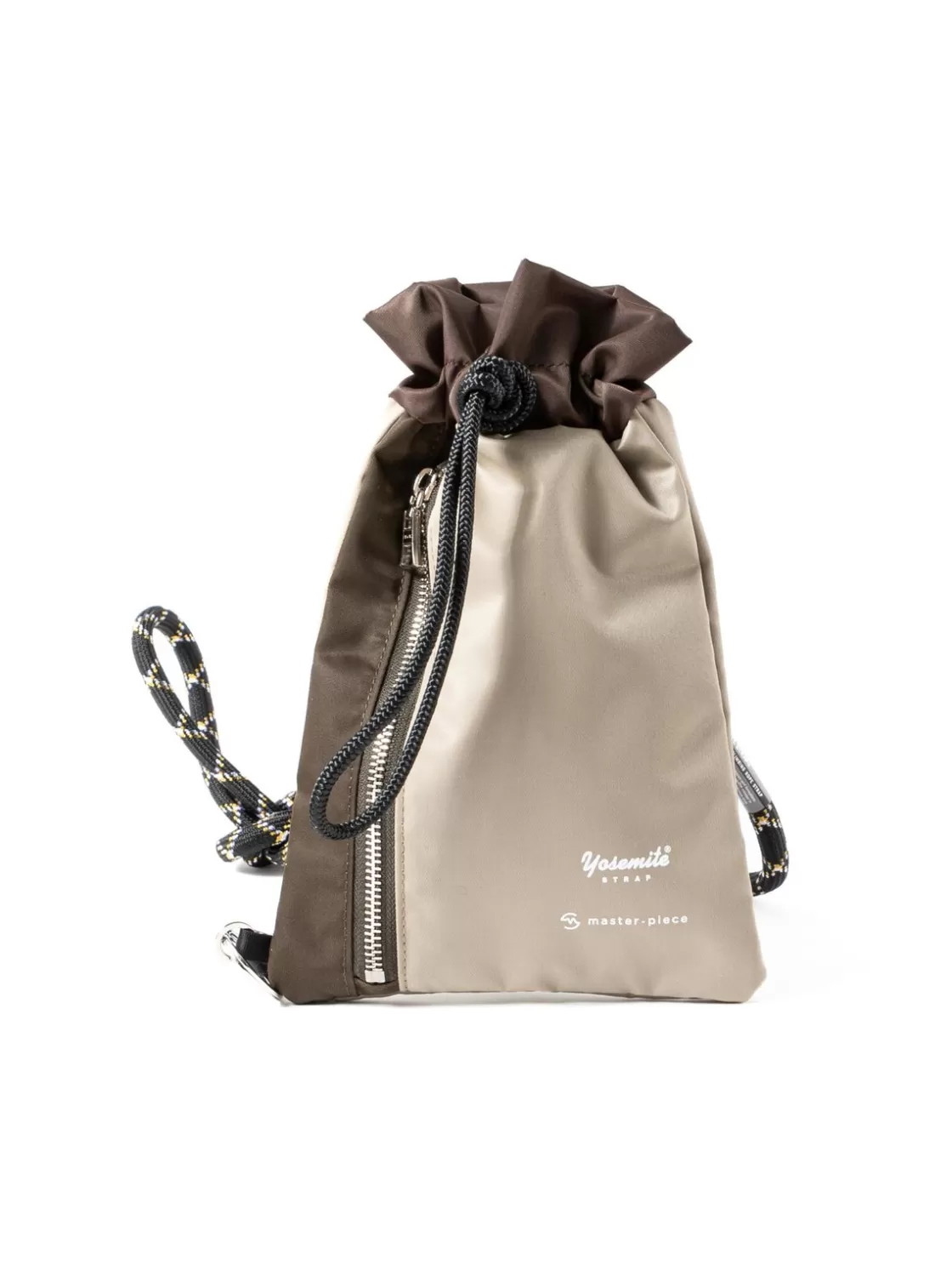 Master–Piece YOSEMITE STRAP X POUCH BEIGE Flash Sale